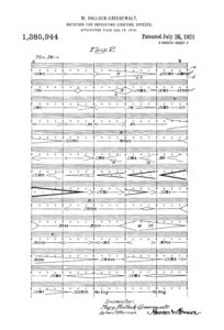 An example of Hallock-Greenewalt's patented notation system