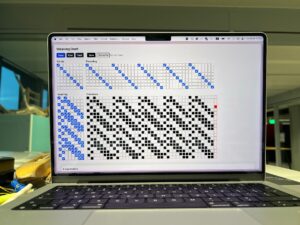 The interface shown on a laptop